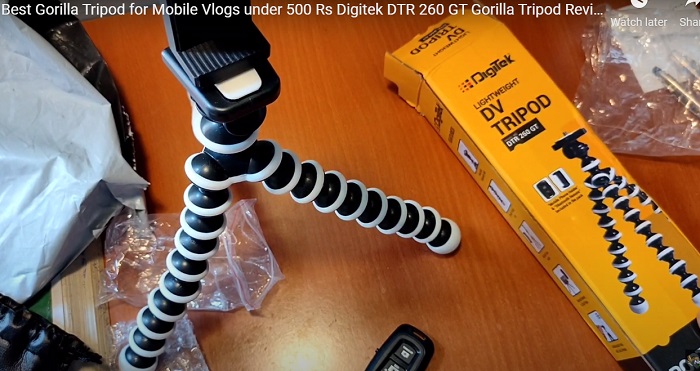 Best Gorilla Tripod for Mobile in India under 500 Rs