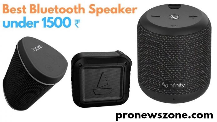 Best Bluetooth Speakers under 1500 INR